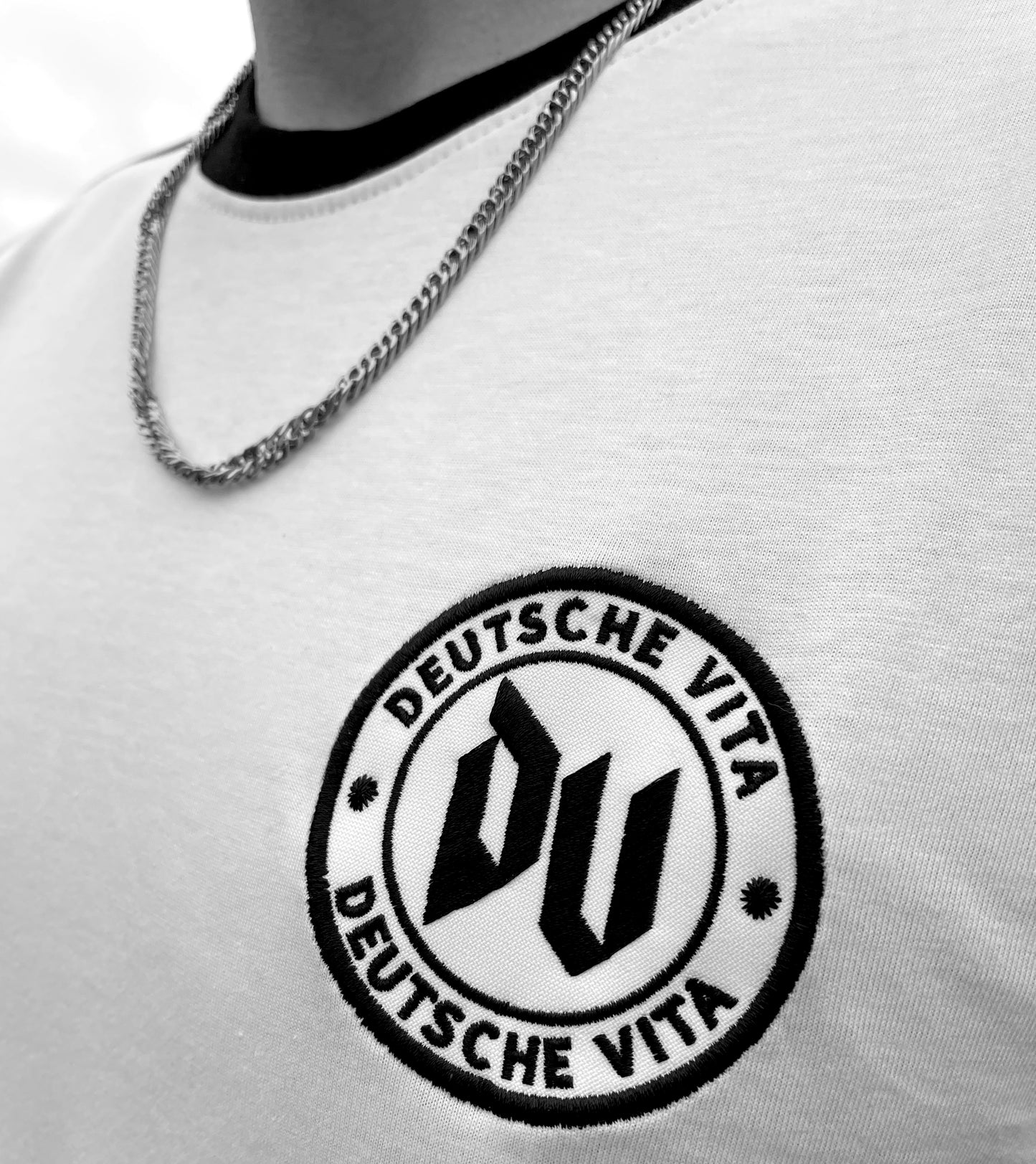 Ringershirt Weiß