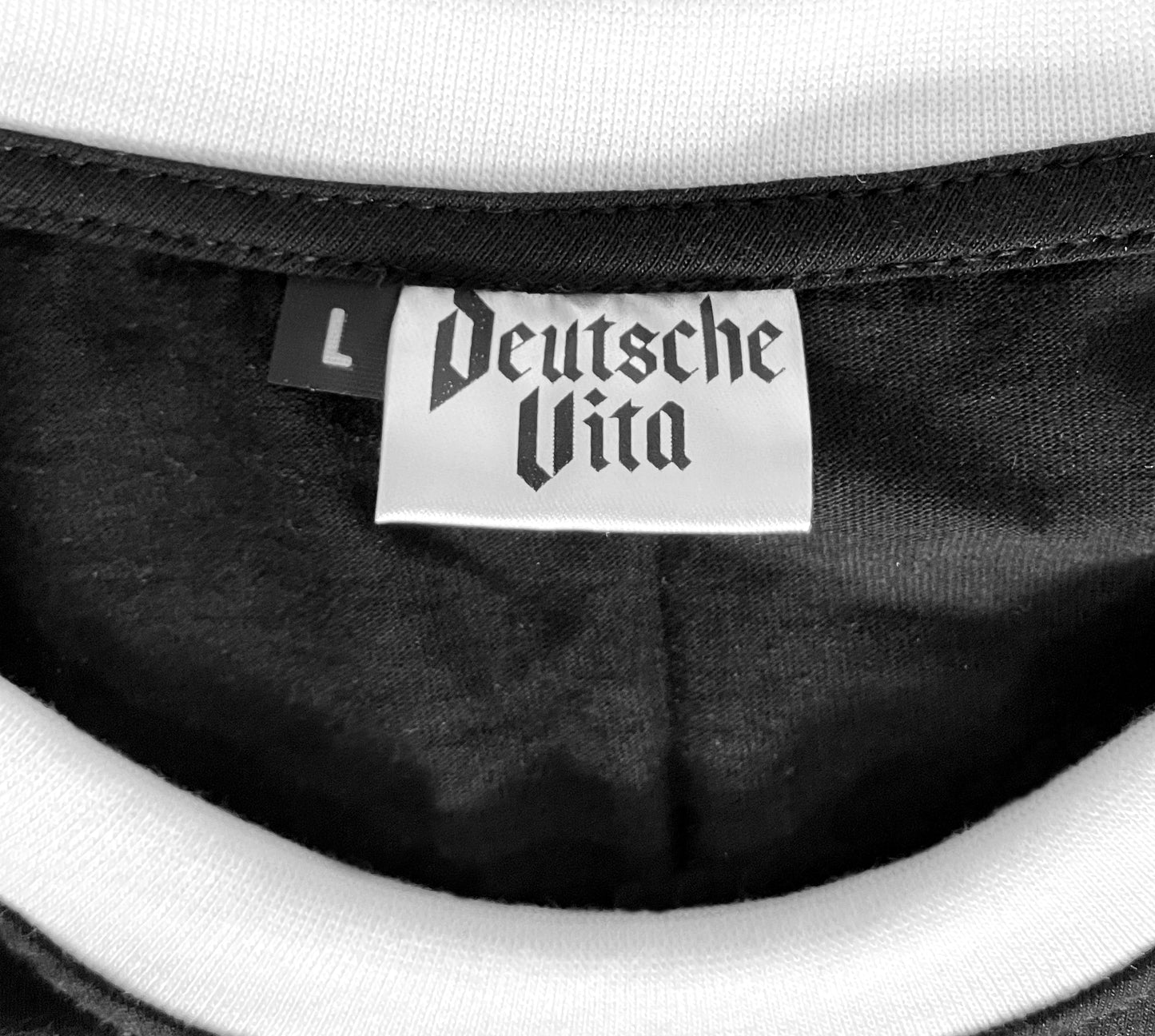 Ringershirt Schwarz