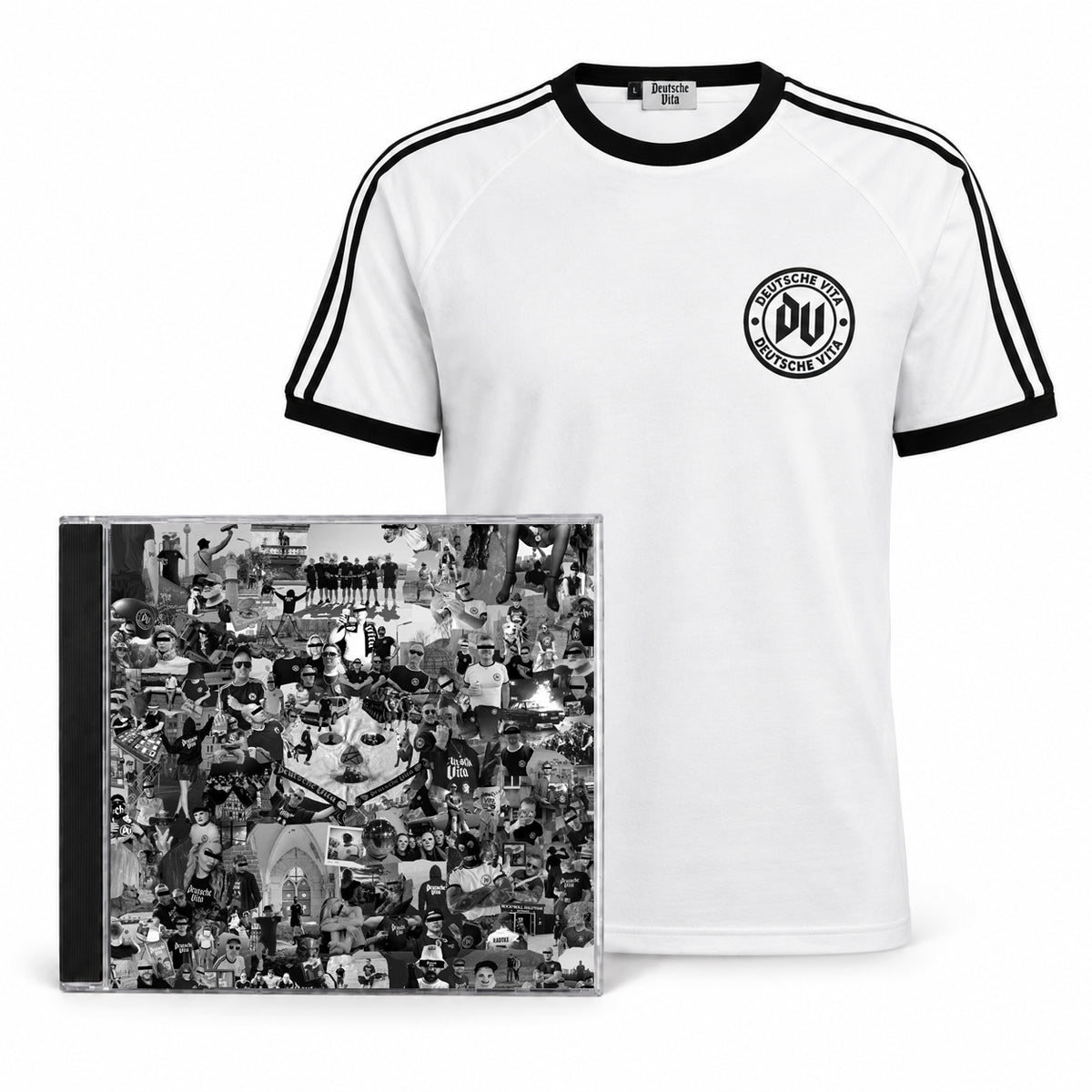 DV2 CD + Ringershirt Weiß