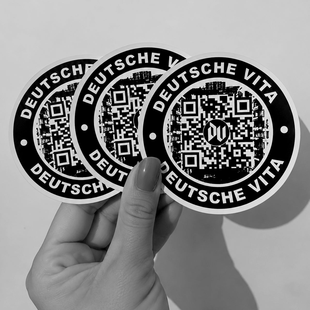DV Stickers (3er Set) - QR-Code