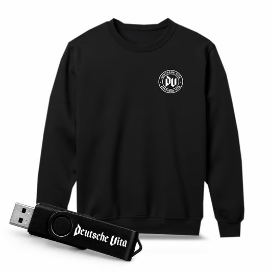 DV2 USB-Stick + Sweatshirt "RÜCKEN"